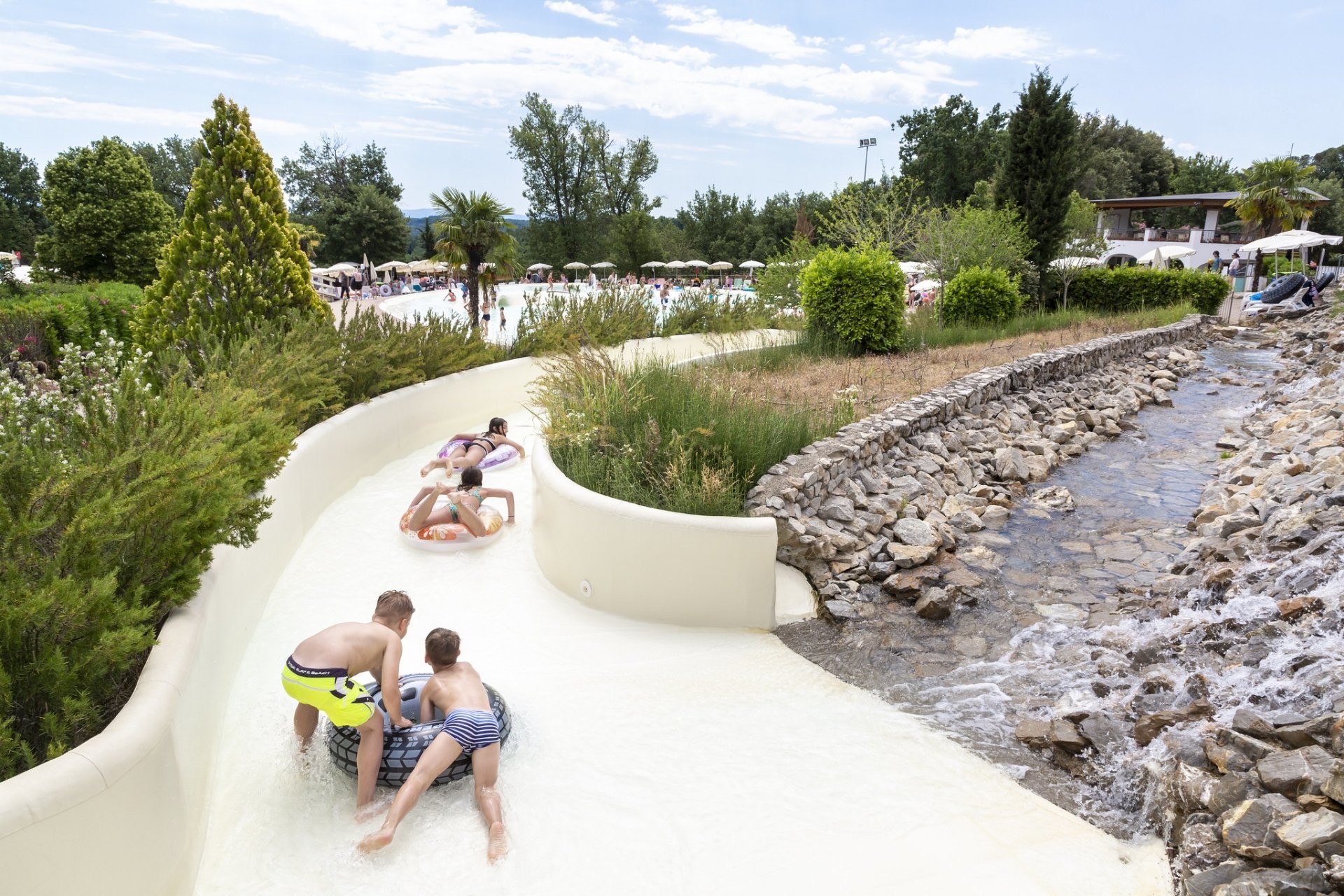 Swimming pools at camping Norcenni Girasole